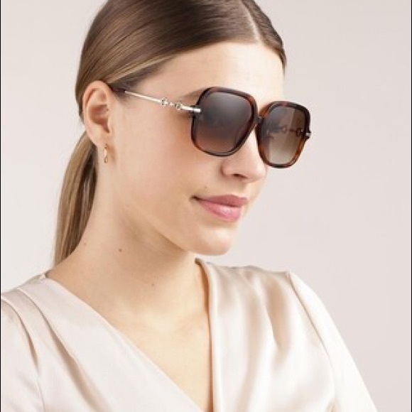 NEW GUCCI GG0884SA 002 HAVANA SQUARE SUNGLASSES GUCCI GG 0884SA BROWN - Picture 2 of 12